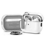 For AirPods Pro Automatic Switch Lock Bluetooth Earphone Shockproof Protective Case(White)