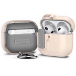 For AirPods 4 Automatic Switch Lock Bluetooth Earphone Shockproof Protective Case(Pink)