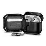 For AirPods 3 Automatic Switch Lock Bluetooth Earphone Shockproof Protective Case(Black)