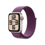 For Apple Watch 46mm / 49mm / 45mm / 44mm Loop Type Sport Watch Band(Plum)