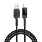 WIWU Wi-C038 TITAN Series 6A USB to Type-C Zinc Alloy Braided Fast Charging Data Cable, Length: 1.2m(Tarnish)