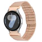 For Samsung Galaxy Watch 7 / 6 / 5 / 4 Bamboo Magnetic Quick Release Metal Watch Band(Rose Gold)