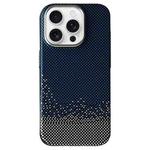 For iPhone 13 Pro Max Metal Lens Protection Frame MagSafe PC Phone Case(Sand Blue)