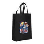 Boy Printed Non-woven Fabric Bag Print On Your Demand, Size:35x25x10cm(Black)