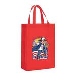 Boy Printed Non-woven Fabric Bag Print On Your Demand, Size:35x25x10cm(Red)