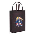 Boy Printed Non-woven Fabric Bag Print On Your Demand, Size:35x25x10cm(Coffee)