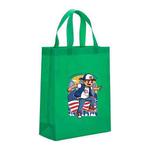 Boy Printed Non-woven Fabric Bag Print On Your Demand, Size:41x35x12cm(Grass Green)