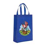 Balloon Printed Non-woven Fabric Bag Print On Your Demand, Size:35x25x10cm(Royal Blue)