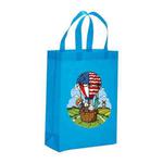 Balloon Printed Non-woven Fabric Bag Print On Your Demand, Size:38x30x10cm(Sky Blue)