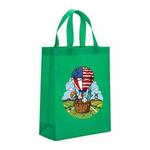 Balloon Printed Non-woven Fabric Bag Print On Your Demand, Size:41x35x12cm(Grass Green)