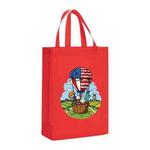 Balloon Printed Non-woven Fabric Bag Print On Your Demand, Size:41x35x12cm(Red)