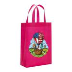 Balloon Printed Non-woven Fabric Bag Print On Your Demand, Size:41x35x12cm(Rose Red)