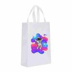 Astronaut Printed Non-woven Fabric Bag Print On Your Demand, Size:35x25x10cm(White)