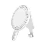 Magnetic Clip Phone Holder Belt Clip Bracket(White)