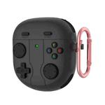 For Bose QuietComfort Earbuds II Retro Game Console Style Silicone Earbuds Case(Dark Grey)