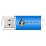 Colorful Metal USB 2.0 Flash Drive Print On Your Demand, Memory:256GB(Blue)