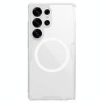 For Samsung Galaxy S25 Ultra 5G NILLKIN Ultra Clear Magsafe PC + TPU Phone Case(Transparent)