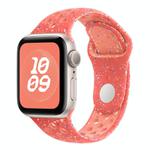 For Apple Watch 46mm / 49mm / 45mm / 44mm Coloful Silicone Watch Band(Orange Pink)