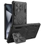 For Samsung Galaxy S25 Ultra 5G NILLKIN Black Rhino Prop MagSafe Magnetic PC Phone Case(Black)