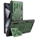 For Samsung Galaxy S25 Ultra 5G NILLKIN Black Rhino Prop PC Phone Case(Green)