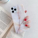 For iPhone 12 / 12 Pro Marble Pattern Soft TPU Protective Case(Cream Marble)