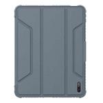 For iPad Air 11 2024 / 2025 NILLKIN Bumper Pro Folding Style Tablet Leather Case(Grey)