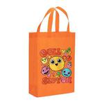 Funny Face Printed Non-woven Fabric Bag Print On Your Demand, Size:35x25x10cm(Orange)