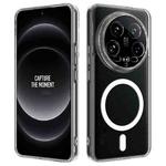 For Xiaomi 14 Ultra MagSafe Clear Acrylic PC Hybrid TPU Phone Case(Transparent)