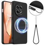 For OnePlus 13R / Ace 5 / Ace 5 Pro Shockproof Silicone Magsafe Phone Case(Black)