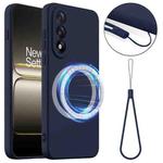 For OnePlus Ace 5 Ultra / Nord 5 Shockproof Silicone Magsafe Phone Case(Navy Blue)