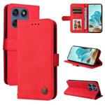 For Motorola Edge 60 Fusion / Edge 5G 2025 Skin Feel Life Tree Metal Button Leather Phone Case(Red)