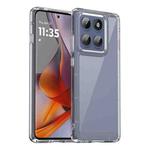 For Motorola Edge 5G 2025 Colorful Series Acrylic Hybrid TPU Phone Case(Transparent)