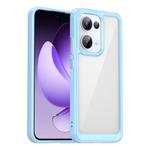 For OPPO Reno13 Global Colorful Series Acrylic Hybrid TPU Phone Case(Blue)