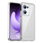 For OPPO Reno13 Global Colorful Series Acrylic Hybrid TPU Phone Case(Transparent)