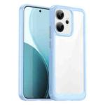 For OPPO Reno14 Global Colorful Series Acrylic Hybrid TPU Phone Case(Blue)
