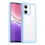 For OPPO A5x 5G Colorful Series Acrylic Hybrid TPU Phone Case(Blue)