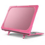 For Microsoft Surface Laptop 7 TPU + PC Two-color Anti-fall Laptop Protective Case(Rose Red)