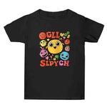 Funny Face Printed Summer Baggy Cotton Short Sleeve T-shirt Print On Your Demand, Size:M(Black)
