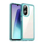 For Redmi A5 4G 173.3mm EU Colorful Series Acrylic Hybrid TPU Phone Case(Transparent Blue)
