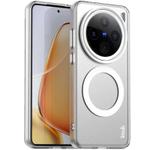 For vivo X200 IMAK Candy Series Shockproof MagSafe Phone Case(White)