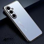 For Samsung Galaxy S25 5G Frosted Metal Phone Case(Blue)
