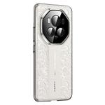 For Honor Magic6 Cloud Dragon Pattern Plain Leather PC Phone Case(Black)
