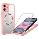 For iPhone 11 CD Texture MagSafe Phone Case(Pink)