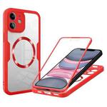 For iPhone 11 CD Texture MagSafe Phone Case(Red)