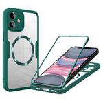 For iPhone 11 CD Texture MagSafe Phone Case(Green)