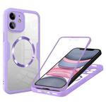 For iPhone 11 CD Texture MagSafe Phone Case(Purple)