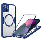 For iPhone 13 CD Texture MagSafe Phone Case(Blue)