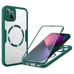 For iPhone 13 CD Texture MagSafe Phone Case(Green)