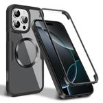 For iPhone 16 Pro Max CD Texture MagSafe Phone Case(Black)