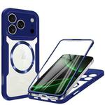 For iPhone 17 Pro Max CD Texture MagSafe Phone Case(Blue)